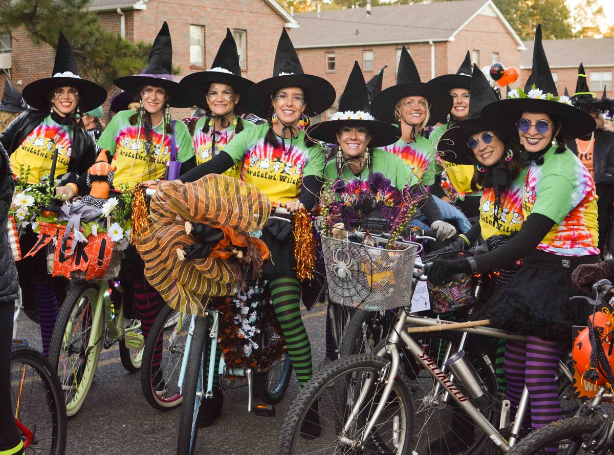 Hundreds 'fly' in 2017 Homewood Witches Ride